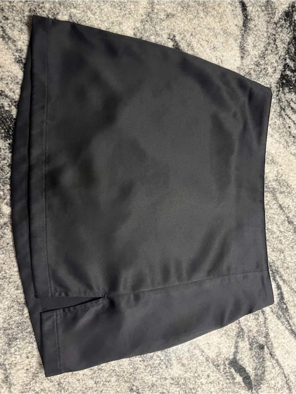 Abercrombie & Fitch Black Satin Skort